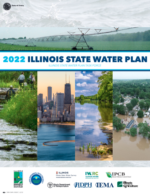 2022 Illinois State Water Plan cover page. 